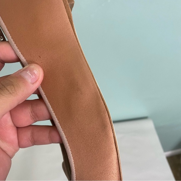 Anthropologie Guilhermina Embellished Pink Ballet Flats Sz 7‎ - Picture 5 of 10